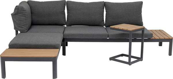Outdoor Set grau - KARE Happy Day Flexible (3/tlg.)