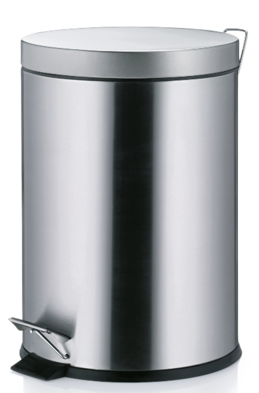 Kosmetikeimer 3L silber matt - Kela Torre