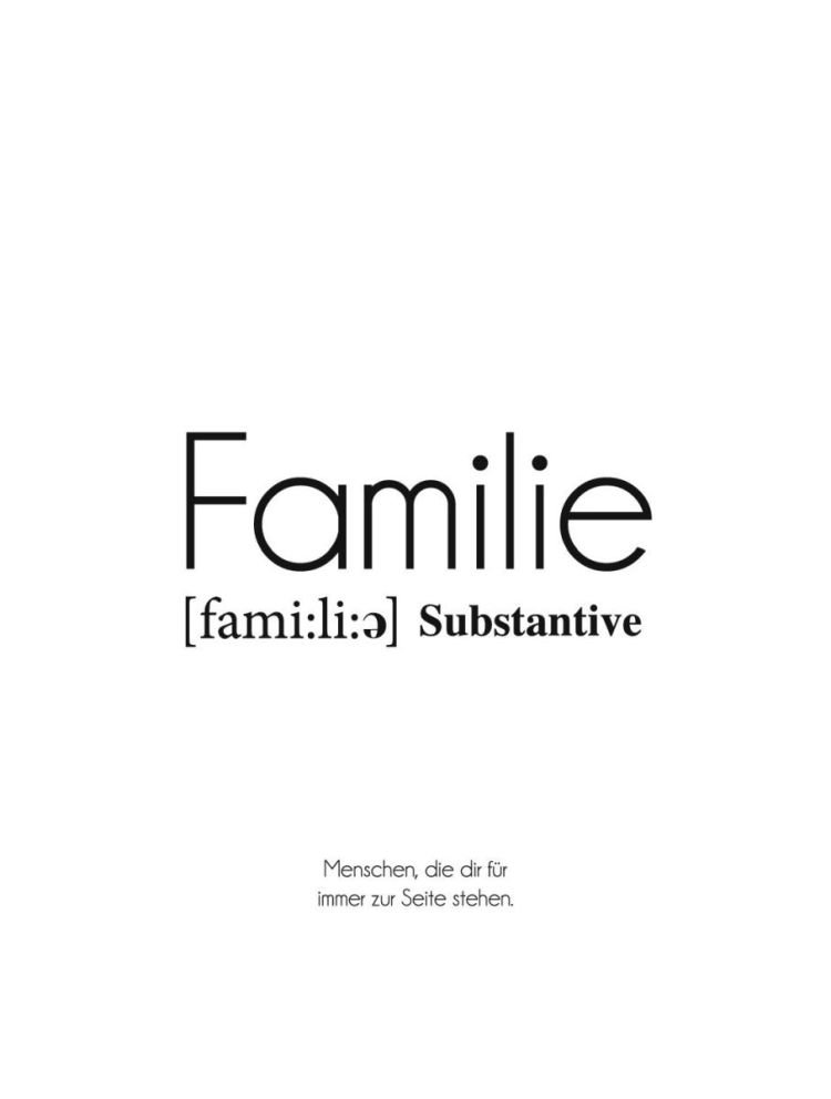 Reinders Wandbild 30x40  'Familie' , 84822