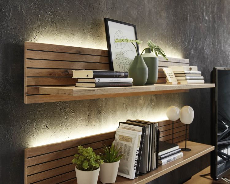 Innostyle Wandboard Core Artisan/Eiche Rillenoptik