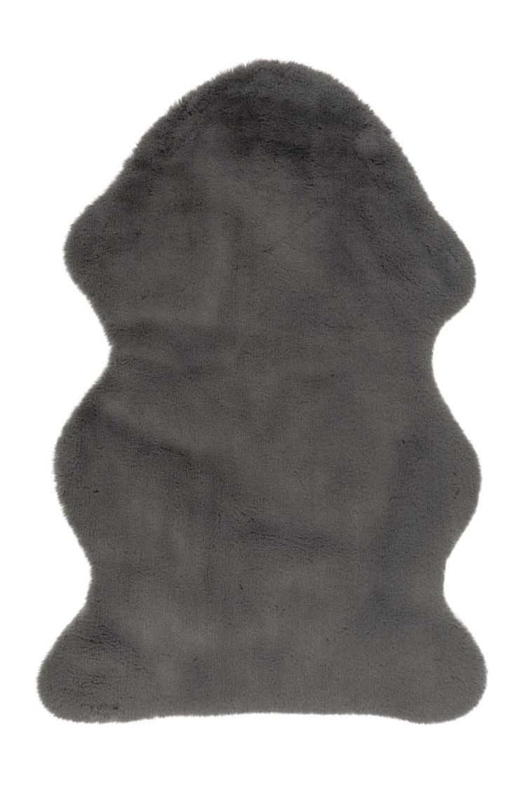 Lalee Teppich Cosy grau 60 x 90 cm