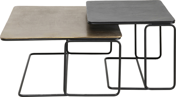 Couchtisch braun - KARE Diego (2/Set)