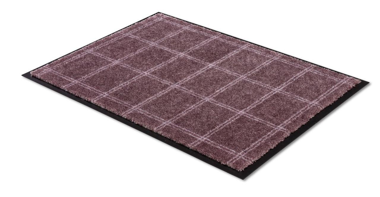 Schöner Wohnen Kollektion Fußmatte Karo taupe-blush, 67 x 100 cm, Miami 1688068005083