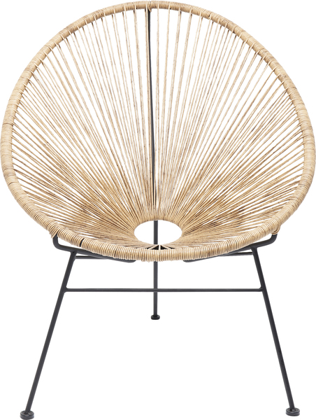 Sessel beige - KARE Spaghetti Natur