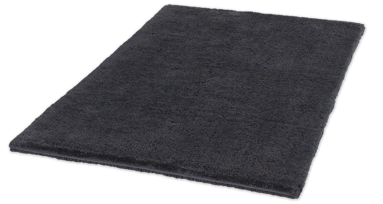 Schöner Wohnen Kollektion Badteppich Uni Anthrazit , 67 x 110 cm, 1940070190040/18872