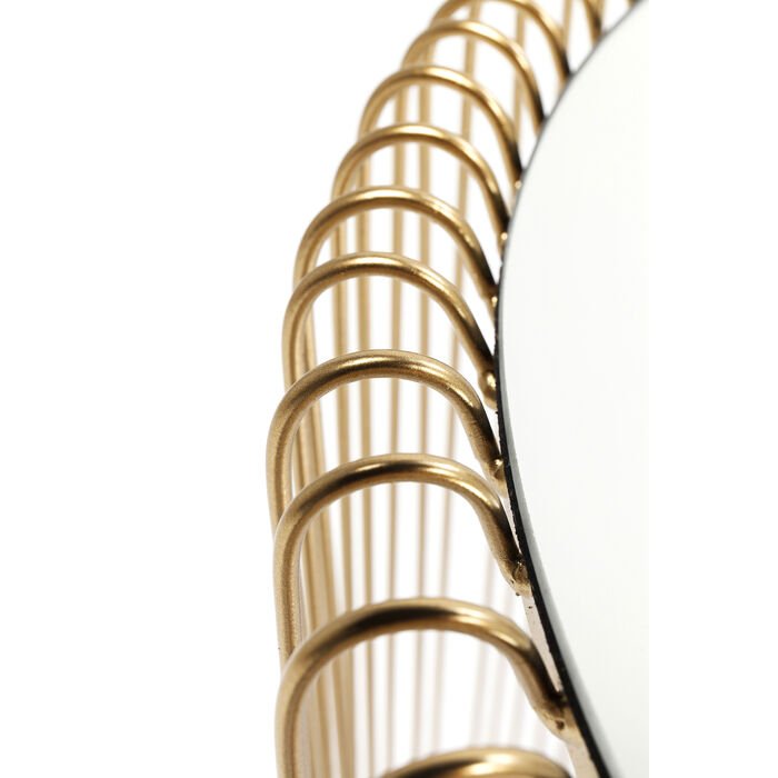 Beistelltisch 2er-Set gold - KARE Wire Brass (2/Set)