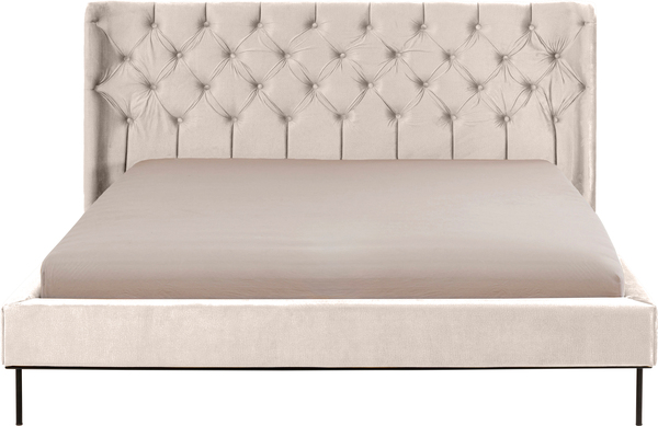 Bett creme - 160 x 200 cm - KARE Audrey Creme