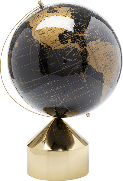 Deko Figur gold - 47 cm - KARE Globe Top Gold