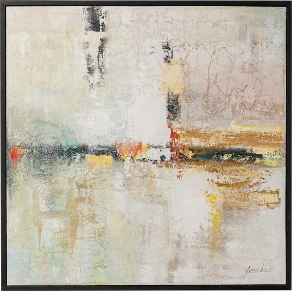 Bild gold - 120 x 120 cm - KARE Dust Gold