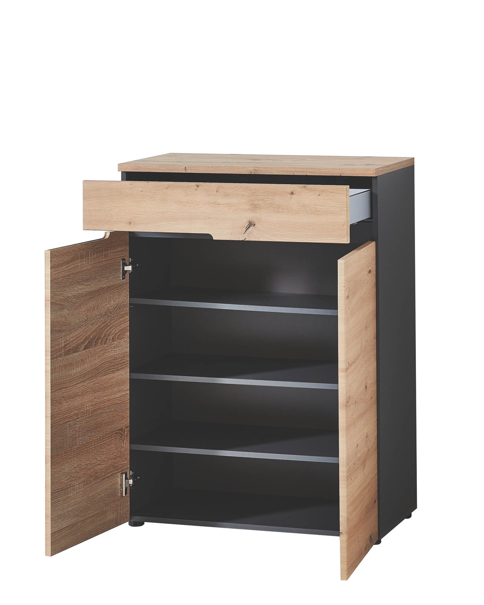 Innostyle Schuhschrank Memphis Artisan Eiche 80 x 107 cm