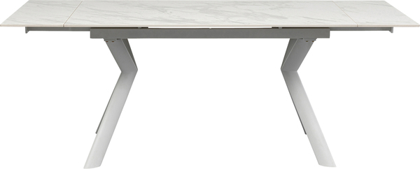 Ausziehtisch weiß - KARE Xenia Weiß 140(30+30)x80cm