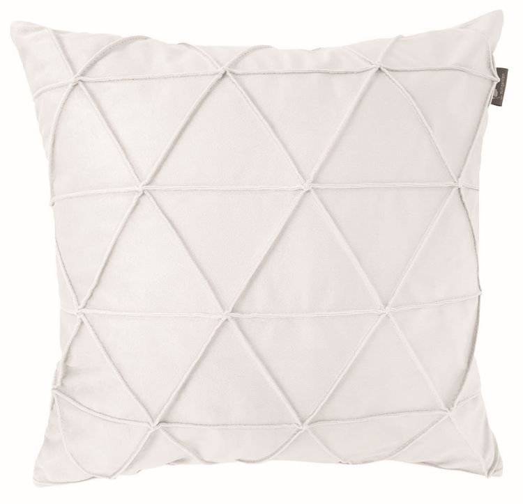 Kissen Weiß - 45 x 45 cm - Sun Garden Gloss weiß