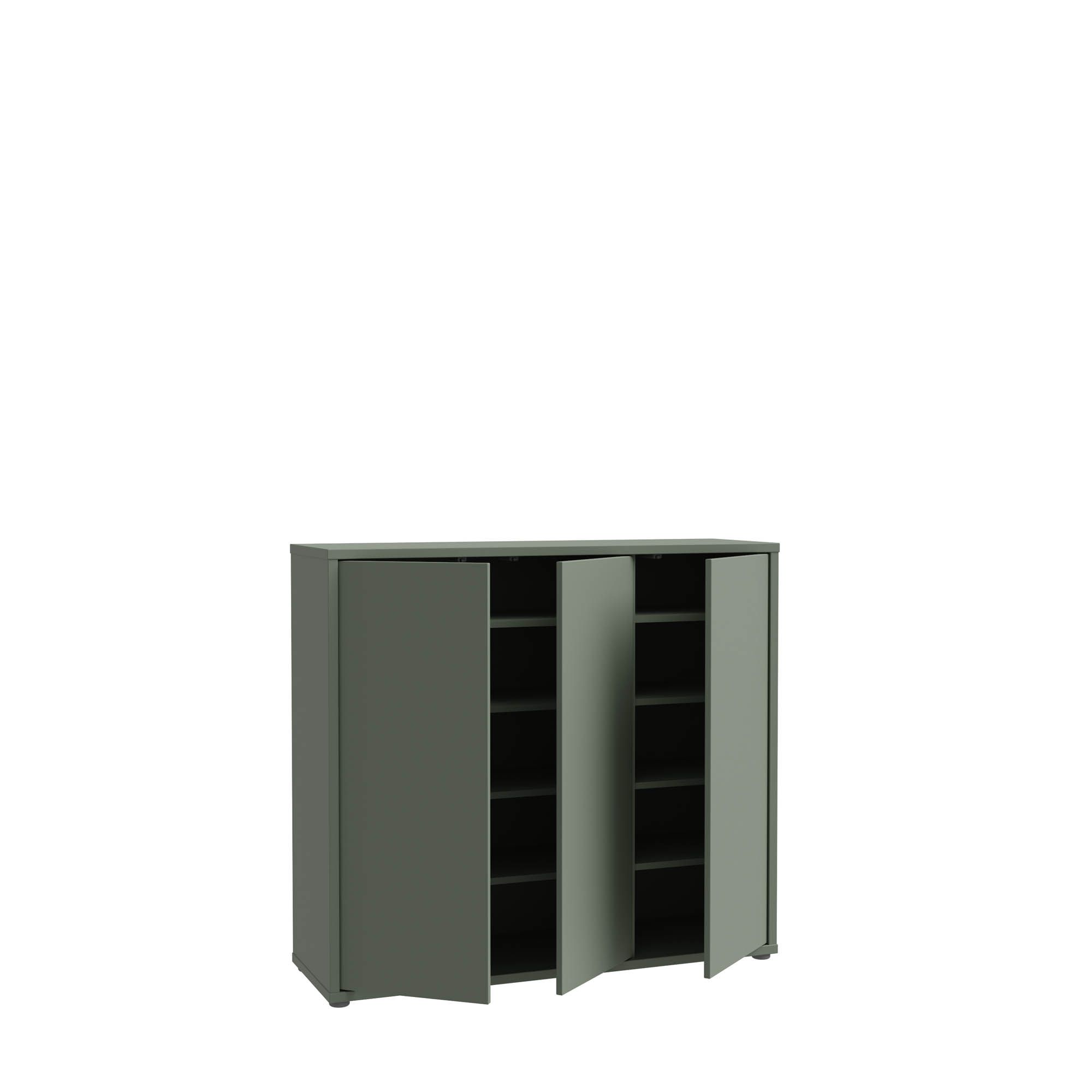 Forte Schuhschrank Alanna salbei 109,2 x 99 cm
