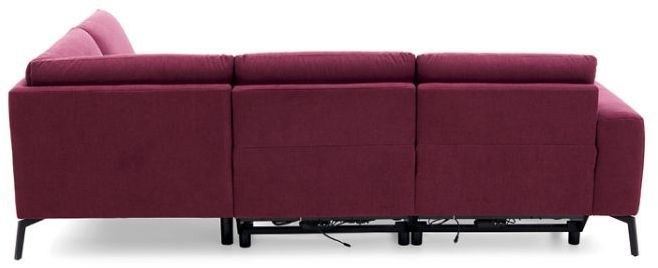 Carina Wohnlandschaft Vino bordeaux 270 x 223 cm