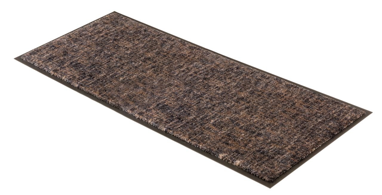 Schöner Wohnen Kollektion Fußmatte Gitter anthrazit-taupe, 67 x 150 cm, Miami 1688076003044
