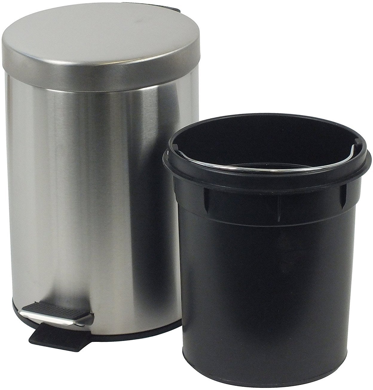 Kosmetikeimer 3L silber matt - Kela Torre