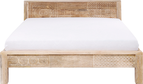 Holzbett natur - 180 x 200 cm - KARE Puro Hoch