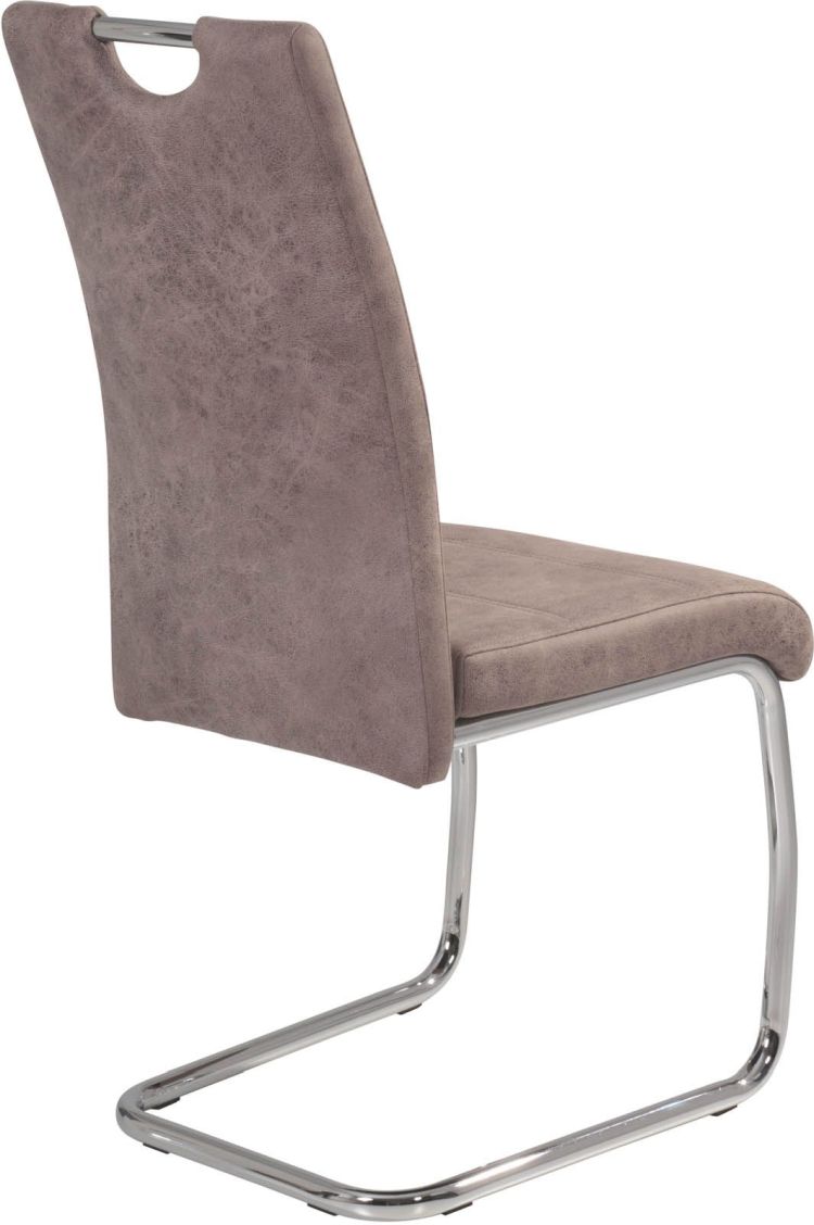 Schwingstuhl mit Griff - Farbe: Vintage beige -  Flora II S
