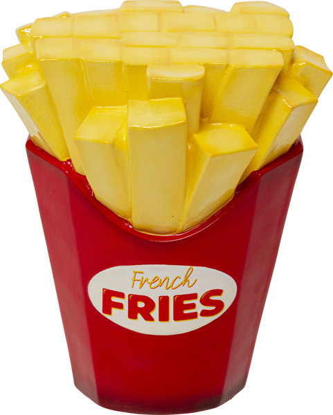 Hocker gelb - 40 x 32 cm - KARE French Fries