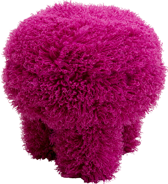Hocker pink - KARE Plushy Pink