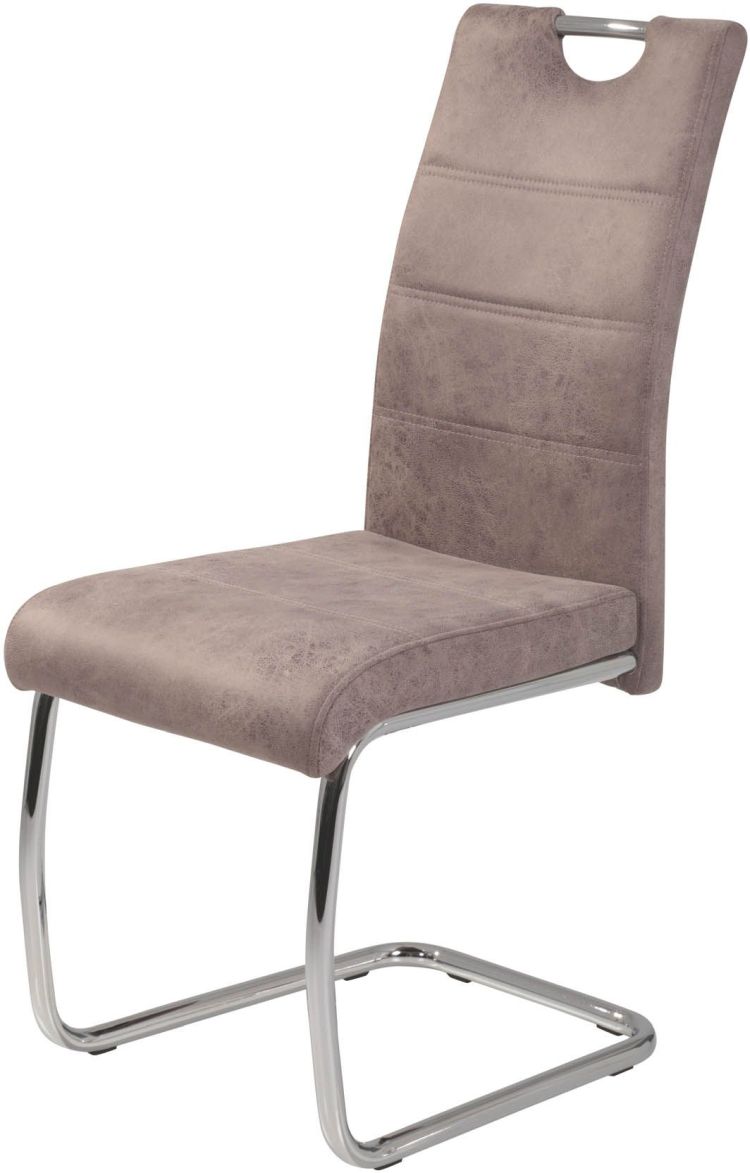 Schwingstuhl mit Griff - Farbe: Vintage beige -  Flora II S