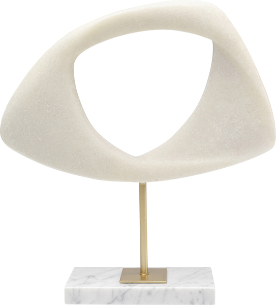 Deko Objekt 33cm weiß - 33 cm - KARE Soft Shape