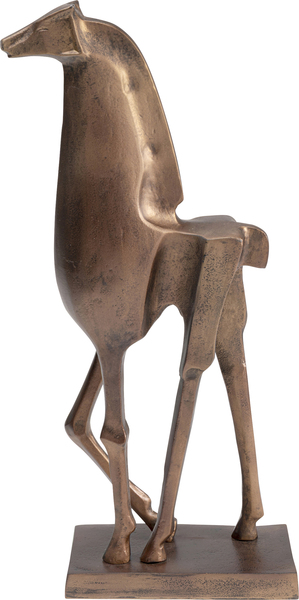 Deko Figur messingfarben - 44 cm - KARE Abstract Horse
