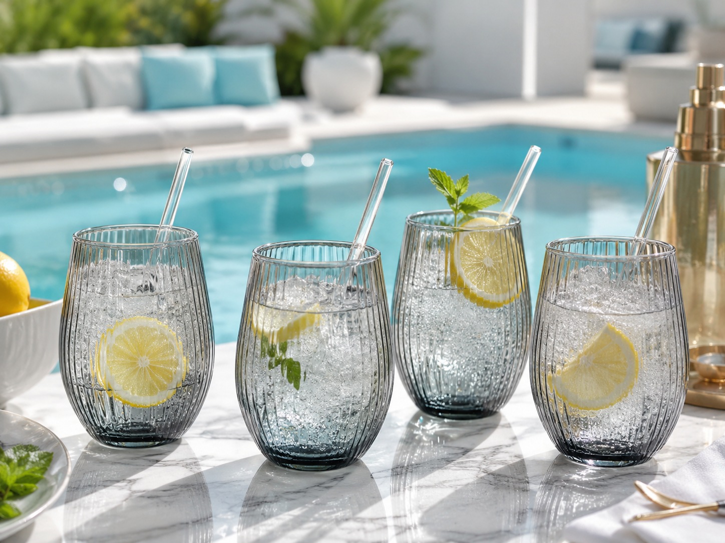 Glas Partyset 8-teilig Spritz smoke - 590ml - Ritzenhoff & Breker