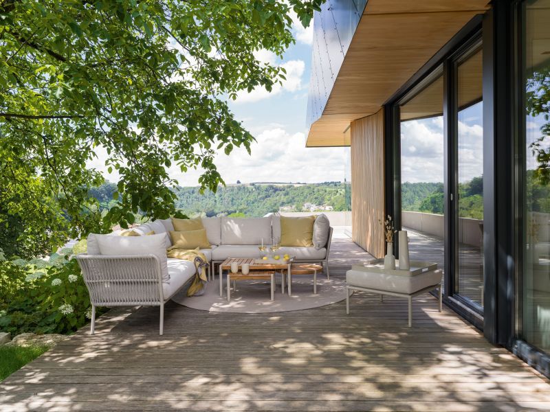 Stern Lounge-Gruppe Romy greige 300 x 236 cm