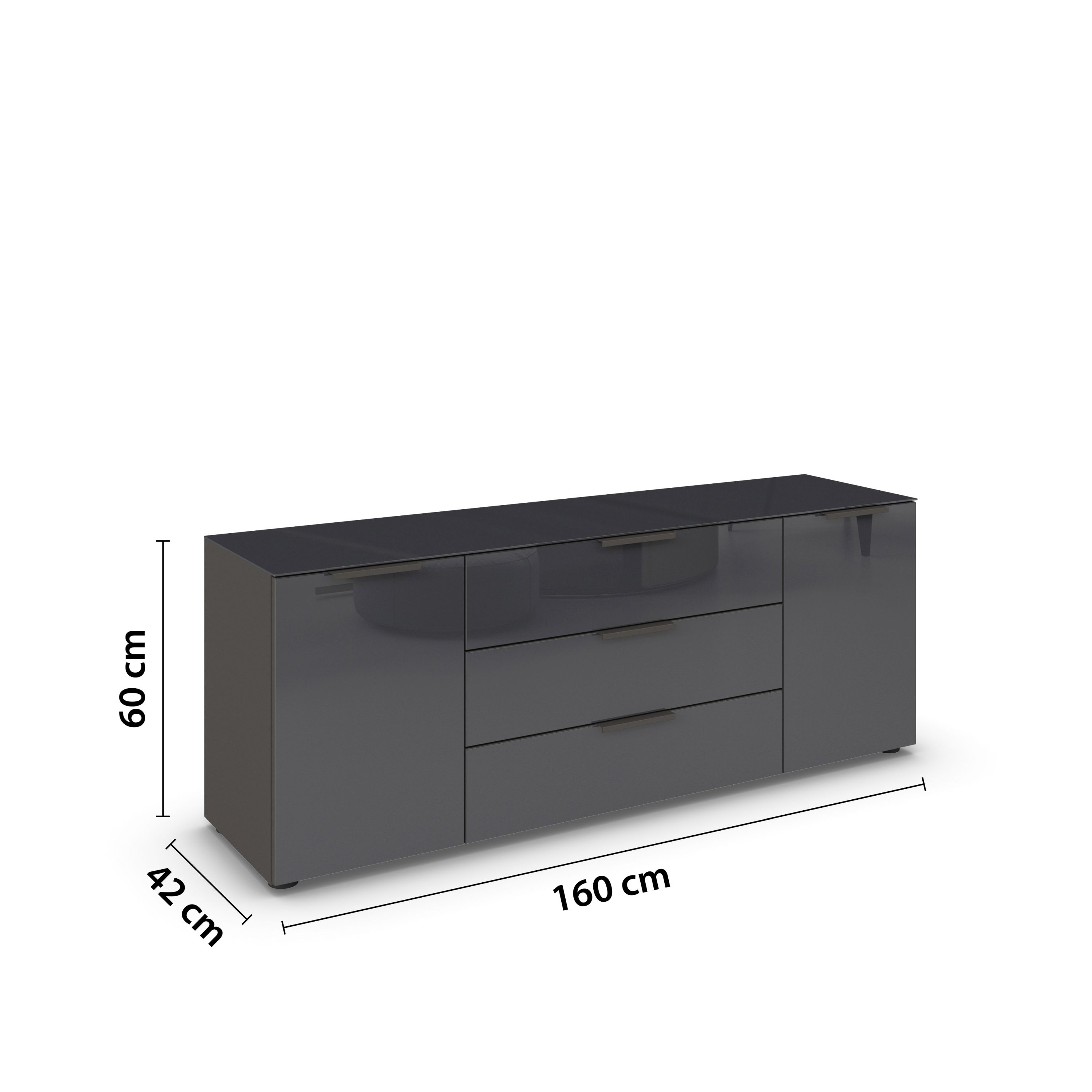 Rauch Kommode Shine 160 x 60 x 42 cm