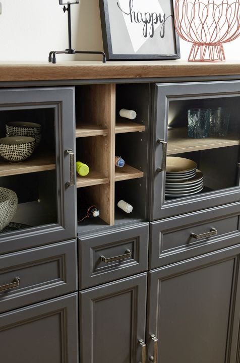 Innostyle Highboard Jasmin graphit 143 x 150 cm