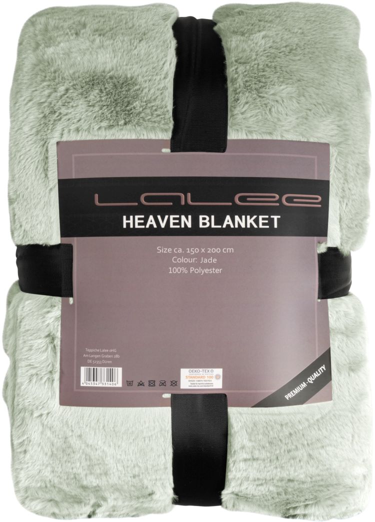 Lalee Kuscheldecke Heaven jade 150 x 200 cm