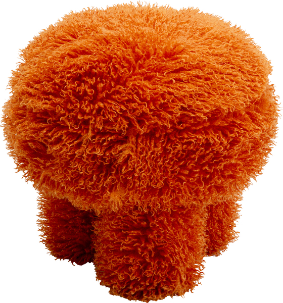Hocker orange - KARE Plushy Orange