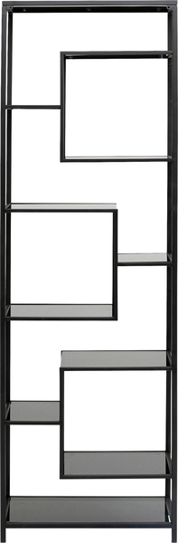 Regal schwarz - 60 x 195 cm - KARE Loft Schwarz