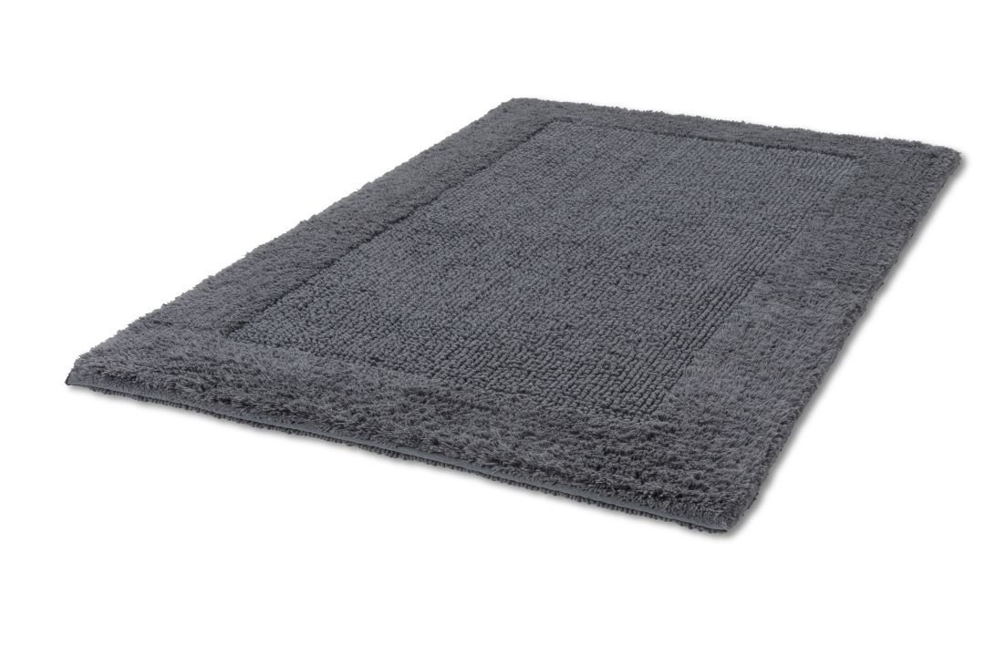 Schöner Wohnen Kollektion Badteppich Bordüre Anthrazit , 60 x 90 cm, 1940055192040/18879