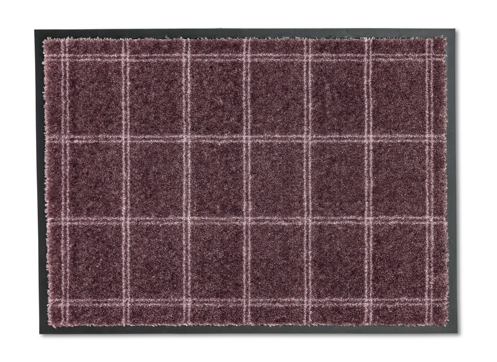 Schöner Wohnen Kollektion Fußmatte Karo taupe-blush, 67 x 100 cm, Miami 1688068005083