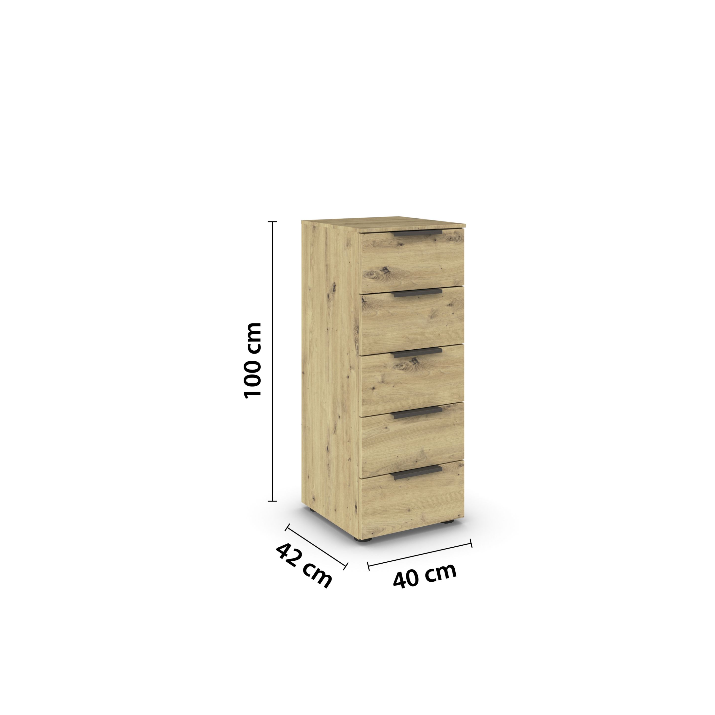 Rauch Kommode Shine 40 x 100 x 42 cm