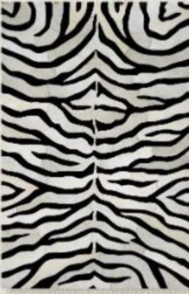 Teppich schwarz - 200 x 300 cm - KARE Zebra