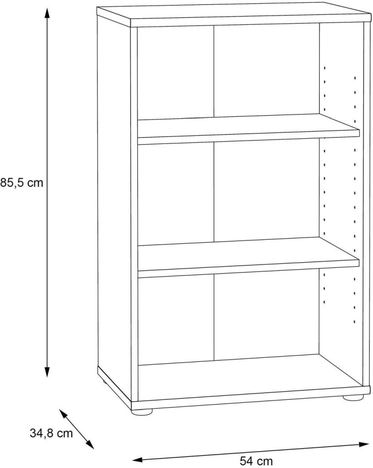 Forte Regal Tempra 2 weiß 54 x 85,5 cm