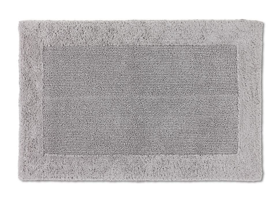 Schöner Wohnen Kollektion Badteppich Bordüre Hellgrau , 67 x 110 cm, 1940070192042/18888