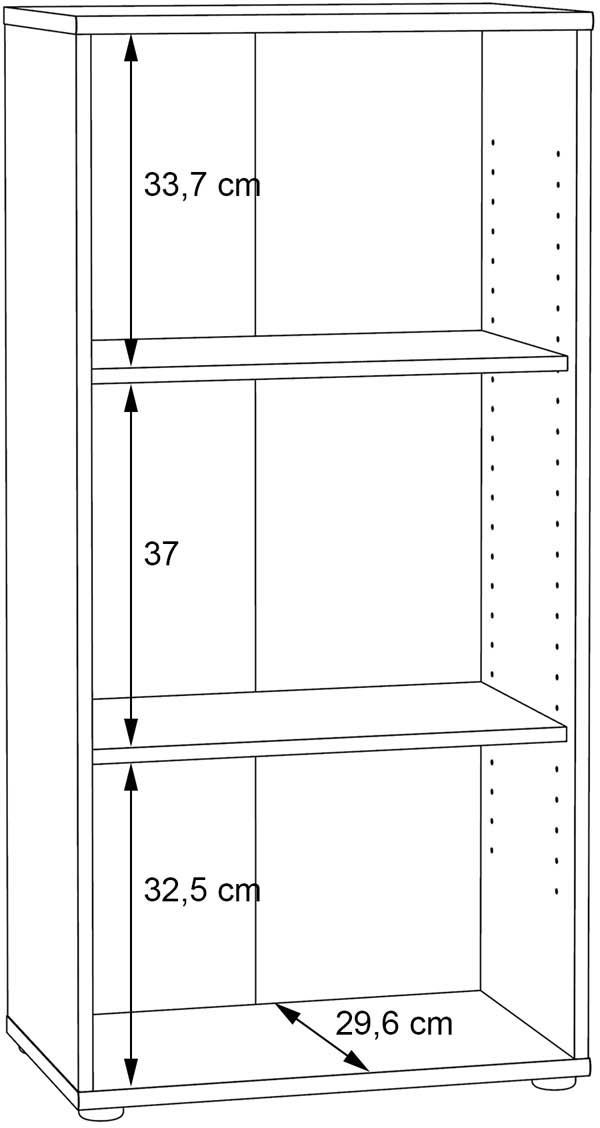Forte Regal Tempra 2 weiß 54 x 111,1 cm
