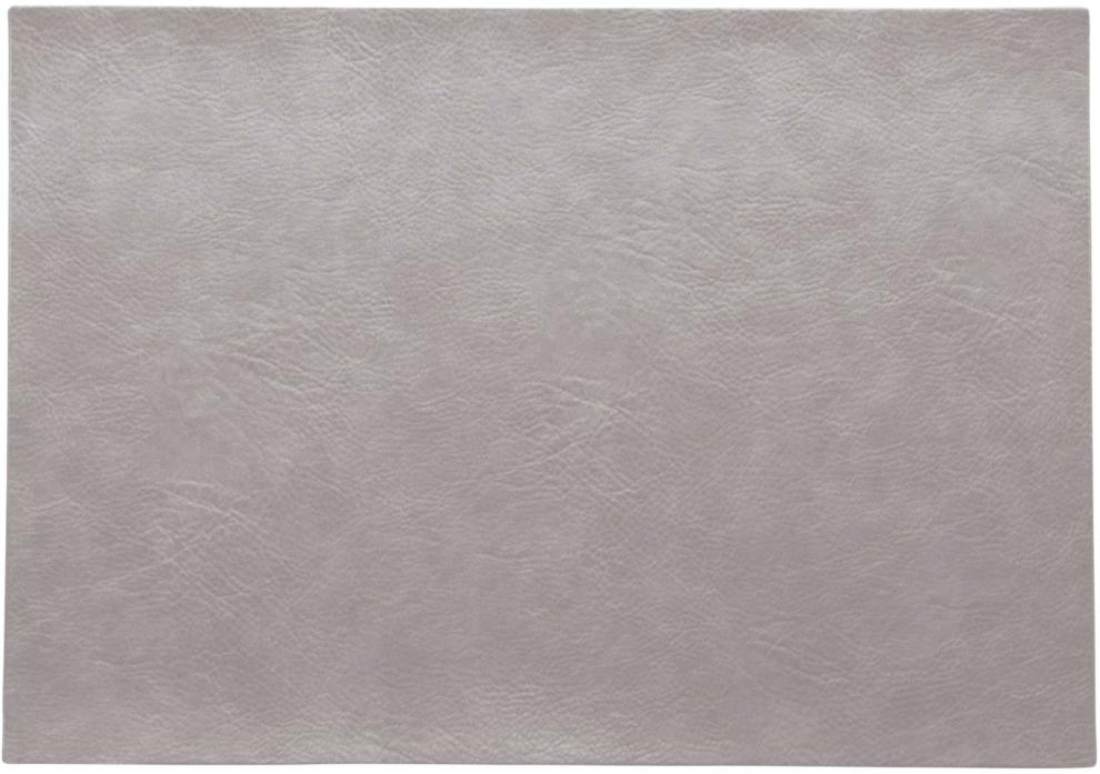 ASA Tischset Lederoptik silver cloud 33x46cm