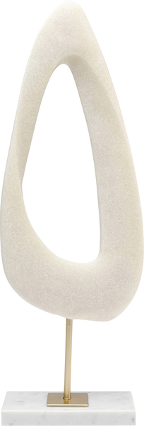 Deko Objekt 53cm weiß - 53 cm - KARE Soft Shape