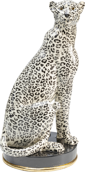 Deko Figur schwarz - 54 cm - KARE Cheetah