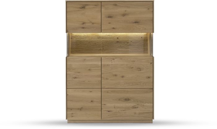 Möbel Highboard St. Gallen Wildeiche