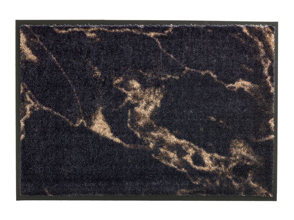 Schöner Wohnen Kollektion Fußmatte Marmor anthrazit-taupe, 67 x 100 cm, Miami 1688068001044
