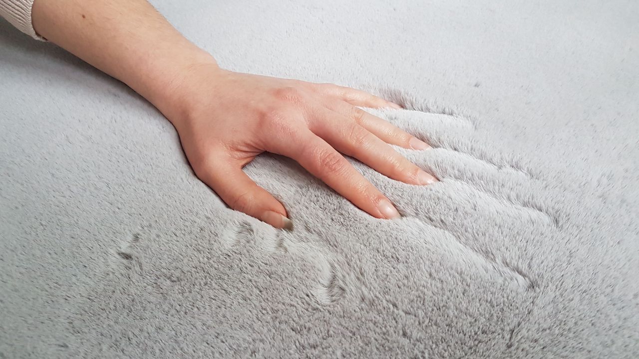 Schöner Wohnen Kollektion Badteppich Bali silber 67 x 110 cm
