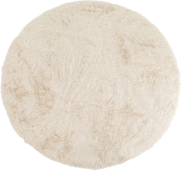 Teppich beige - Ø170 cm - KARE Mika Creme