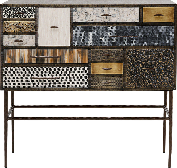 Highboard schwarz - KARE Chalet Soul 110x105cm