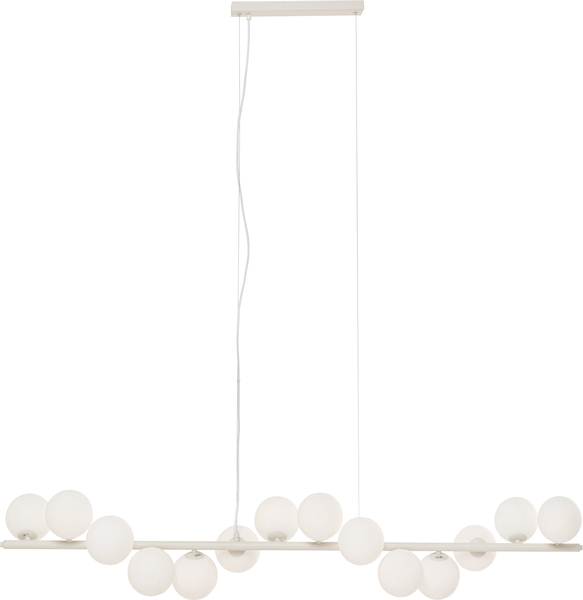 Hängeleuchte greige - Milky Greige 150 cm - KARE Scala Balls Milky Greige